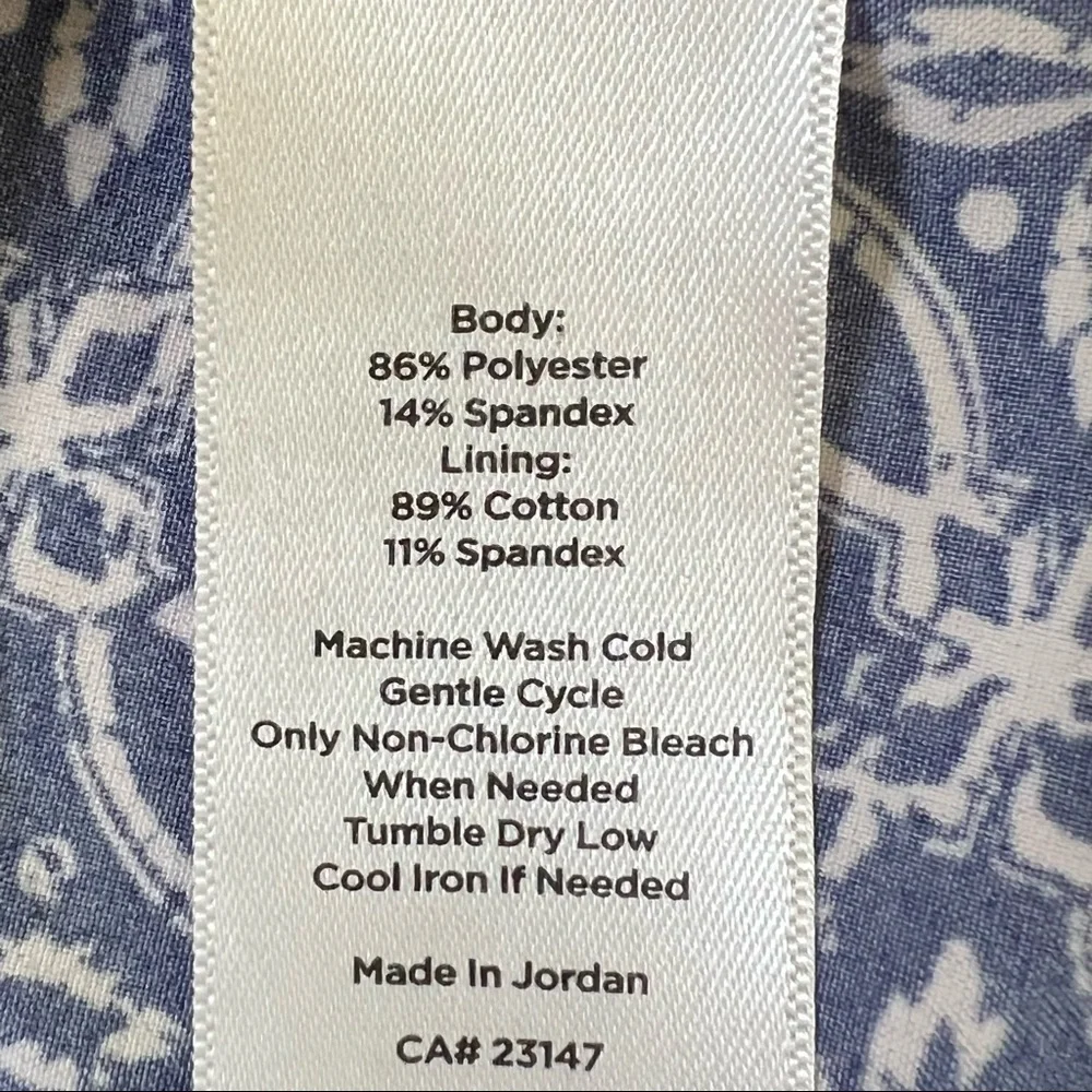 T by Talbots Women’s Faux Wrap Skirt Skort With Bike Shorts Attached XS EUC - Picture 8 of 9